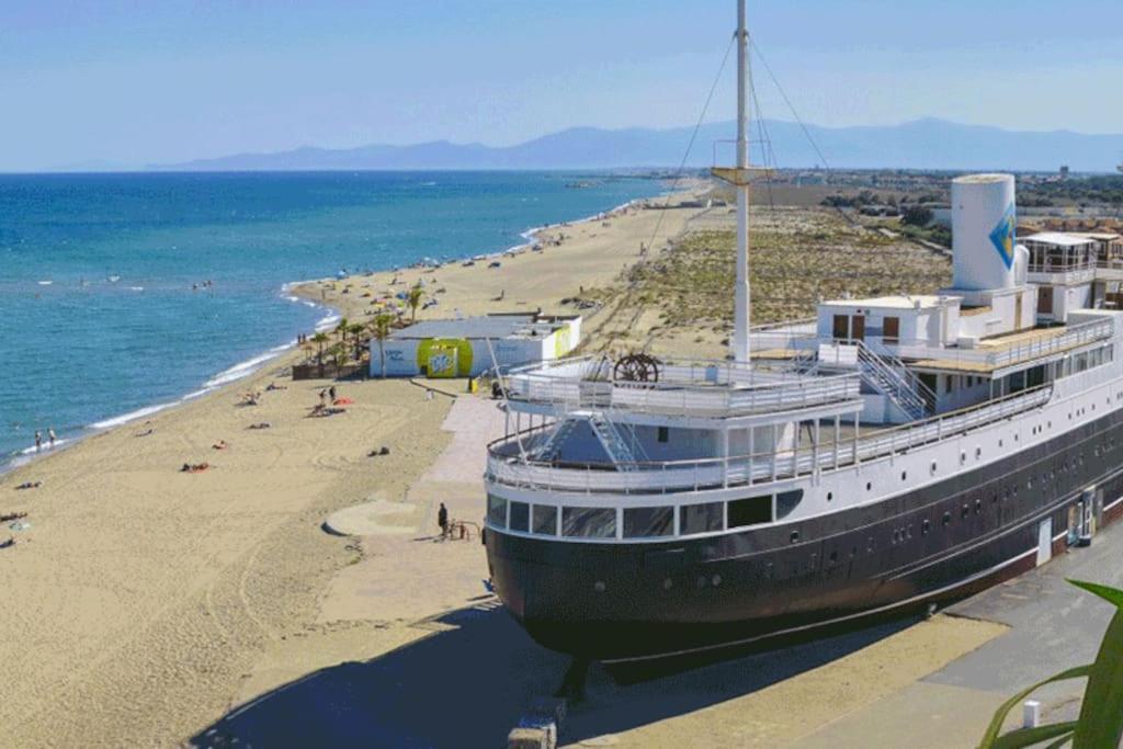 T2 Vue Mer Acces Direct Plage Ле Баркарес Экстерьер фото